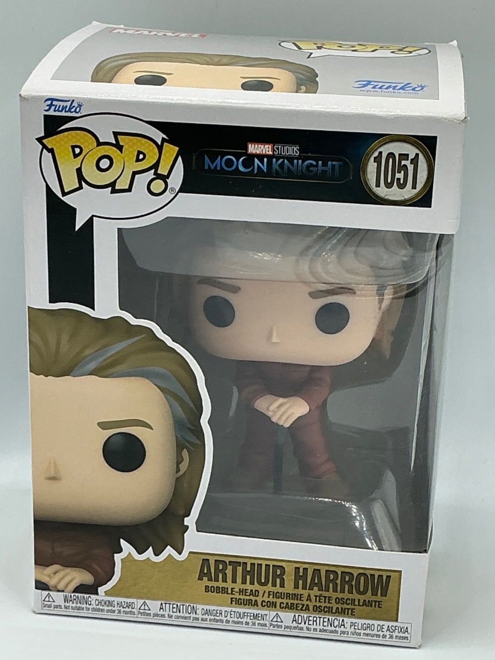 Funko Pop Arthur Harrow 1051 Vinyl Figure Moon Knight Marvel Studios